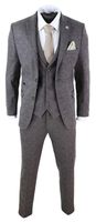 Mens 3 Piece Check Suit - 9425 selections